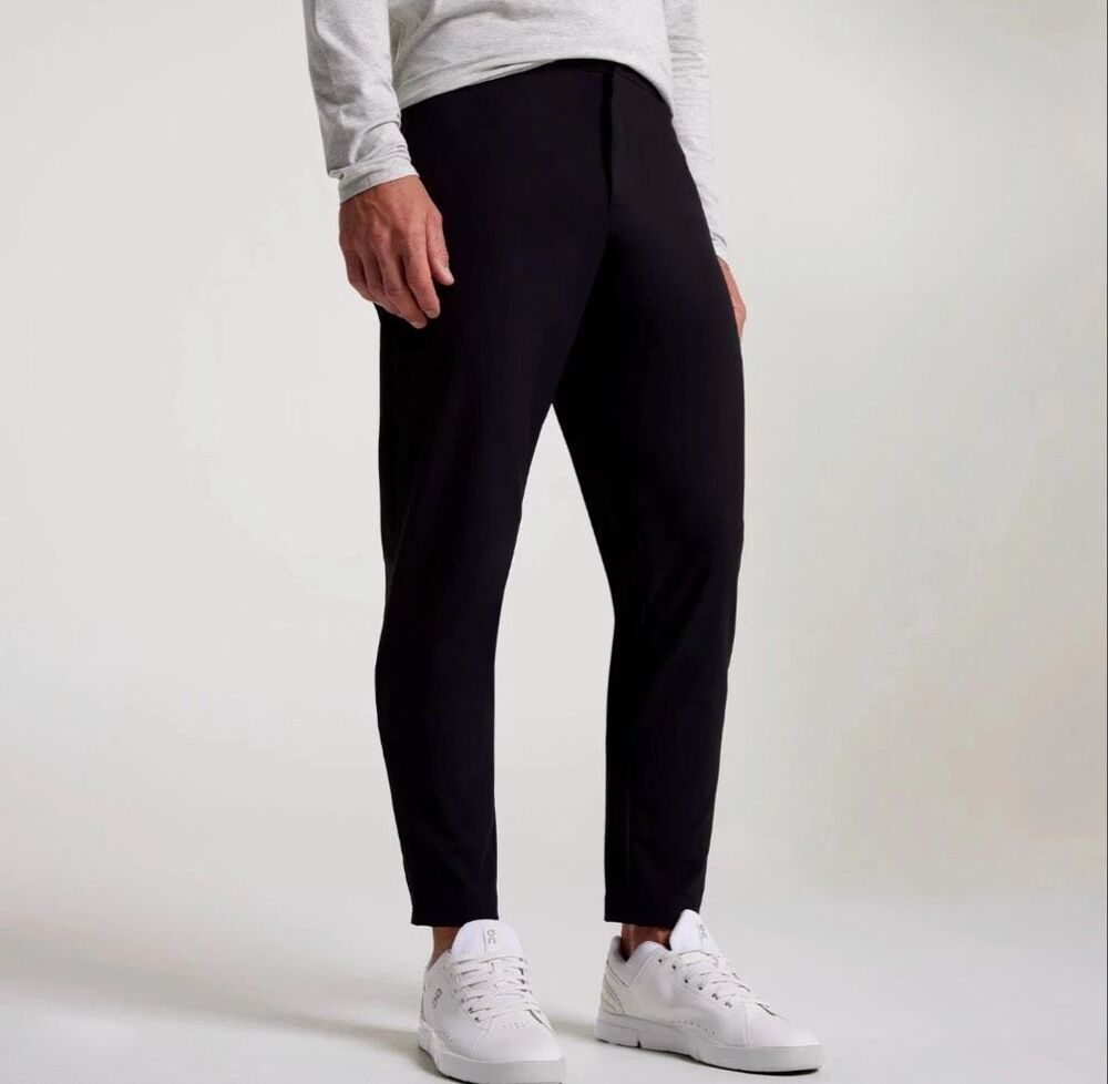 VRST Limitless Performance Slim Fit Tapered Pants Men's XL Pure Black NWT